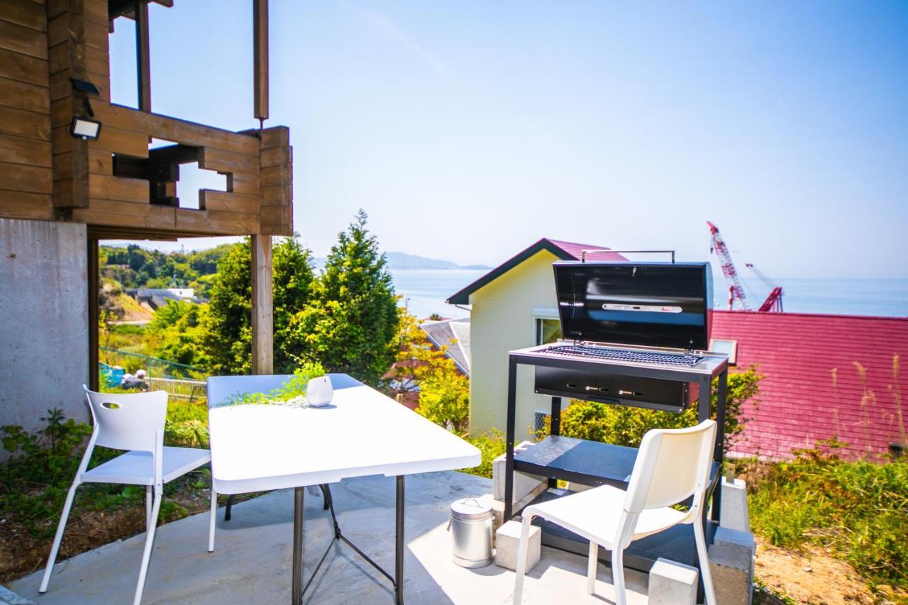 洲本市 Awaji Seaside Log House In Goshiki 1ヴィラ エクステリア 写真